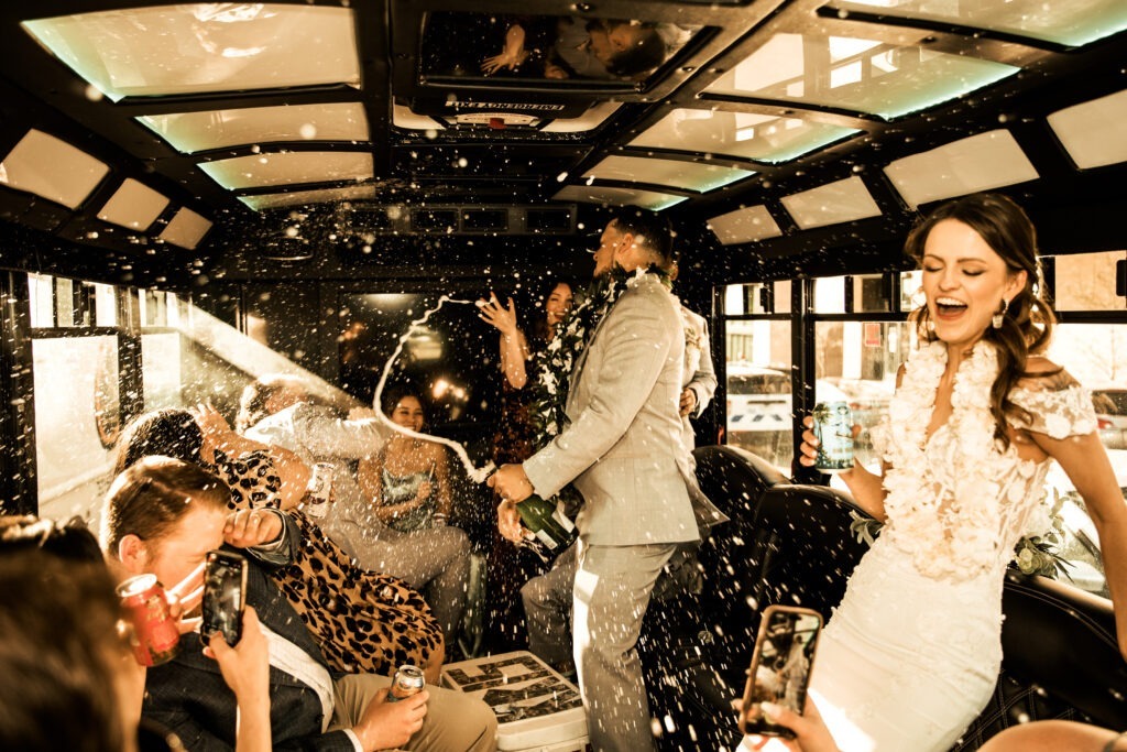 Forever Party Bus Rental People Enjoying